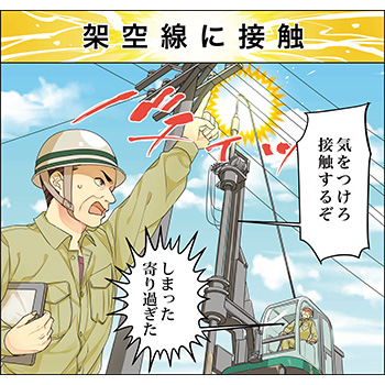 I-7.架空線に接触